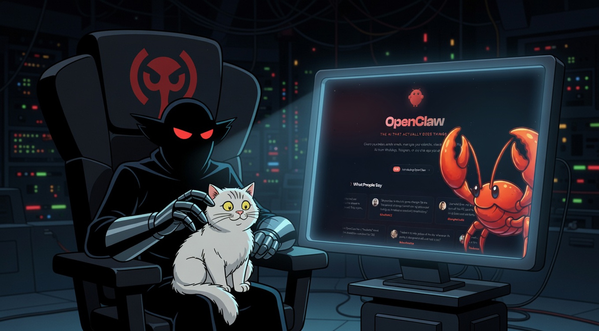 Отсылка к злодею и франшизы "Испектор гаджет" - Dr.Claw (Доктор Кло (Доктор Клешня)) (Грок)