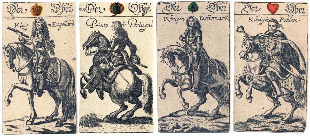 Оберы из колоды XVII века «Игры Великих»