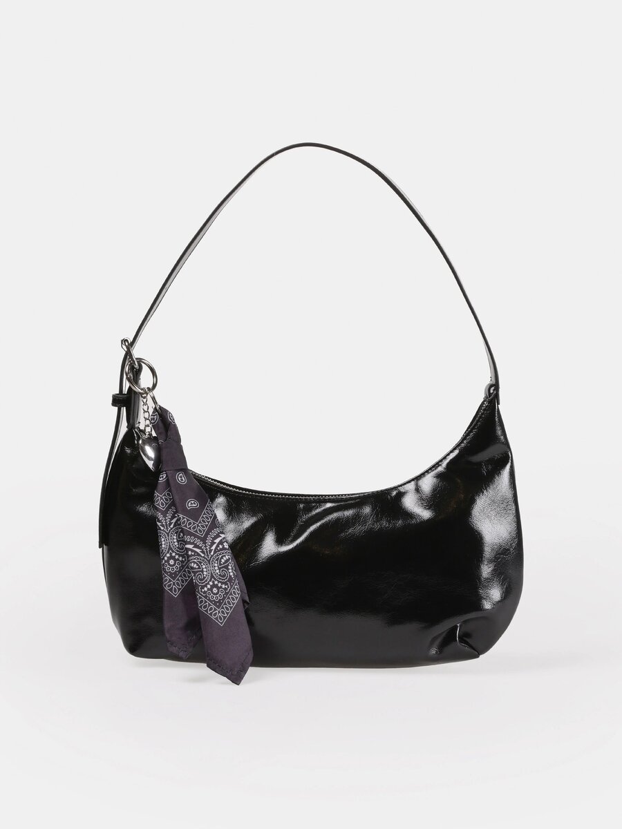 Колинс, черная сумка-багет, 1 095 р. 