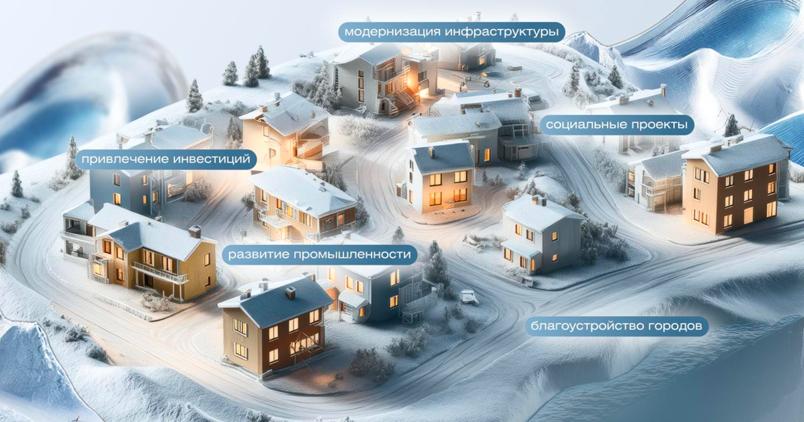 Изображение из представленной на конференции презентации о социально-экономическом развитии Чукотки – итогах 2925 года и планах на 2026-й