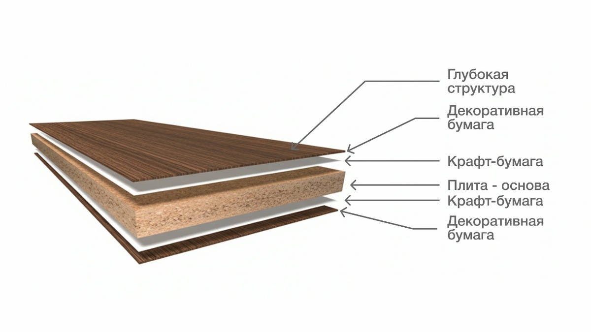 Схема-строение МДФ