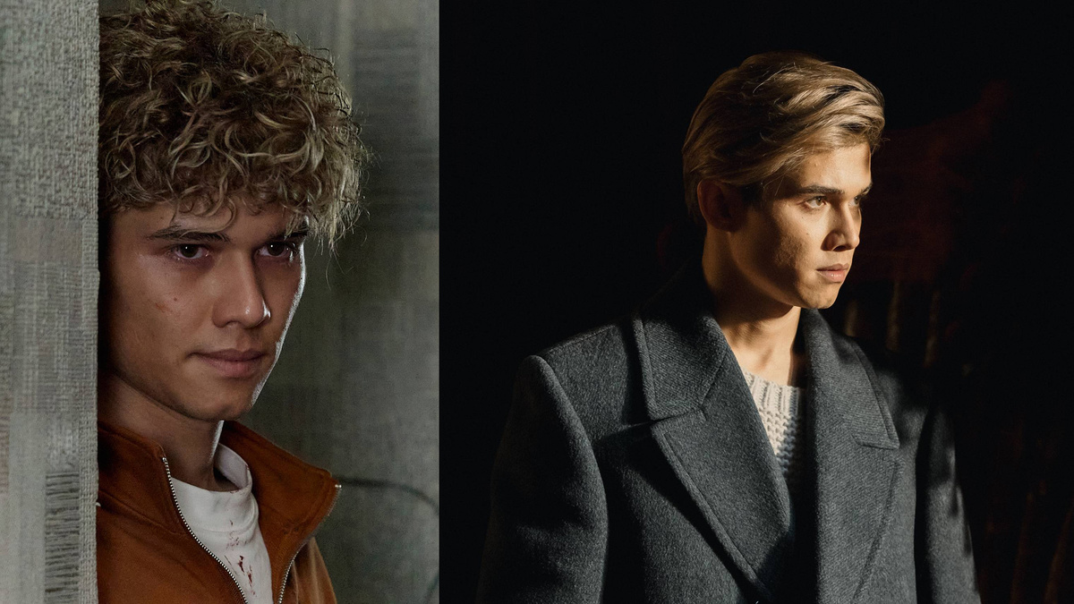 Рузиль Минекаев на съёмках фильмов «Пёс» (слева) и «Цирк» (справа)