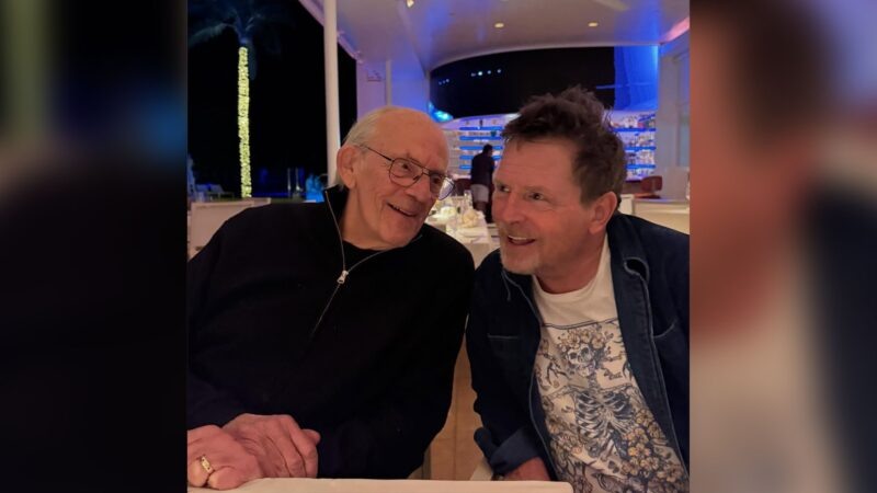    Легендарный дуэт, Кристофер Ллойд и Майкл Дж. Фокс, вновь вместе.