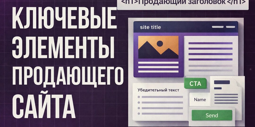 Ключевые элементы продающего сайта: как повысить конверсию и сделать сайт эффективным