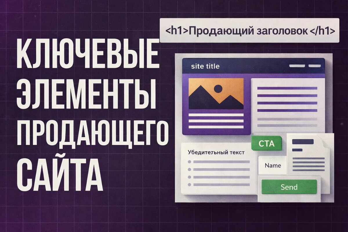 Ключевые элементы продающего сайта: как повысить конверсию и сделать сайт эффективным