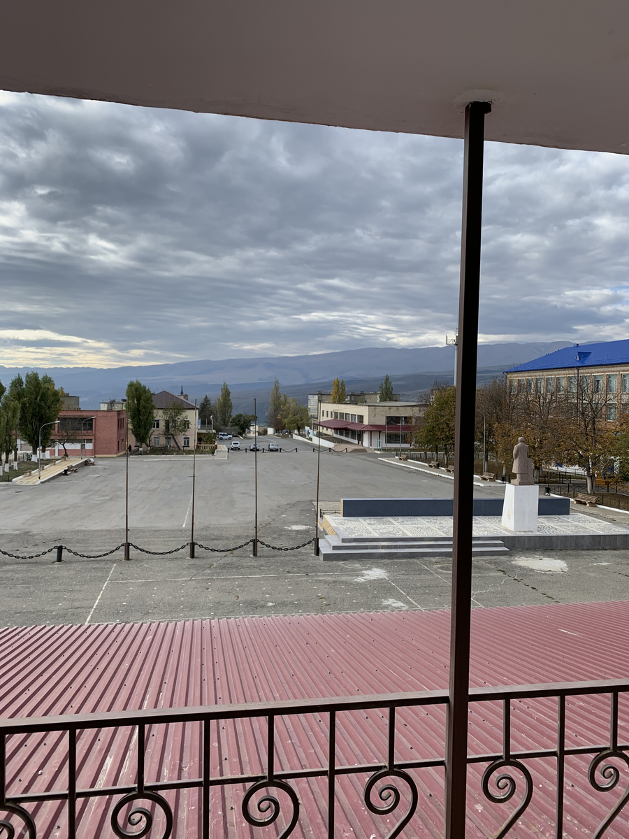 Поселок Дубки. Вид из гостиницы