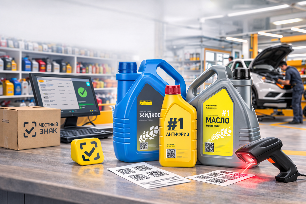 С 1 апреля 2026 года в России начинается обязательная передача данных в систему «Честный знак» по маркированным моторным маслам