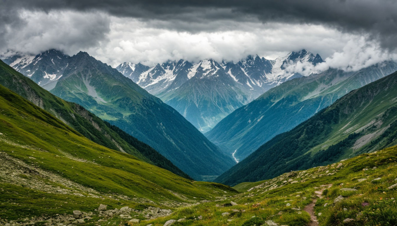 Горы Кавказа. 