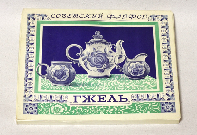 Сувенирный набор спичек «ГЖЕЛЬ» из моей коллекции (листать вправо).