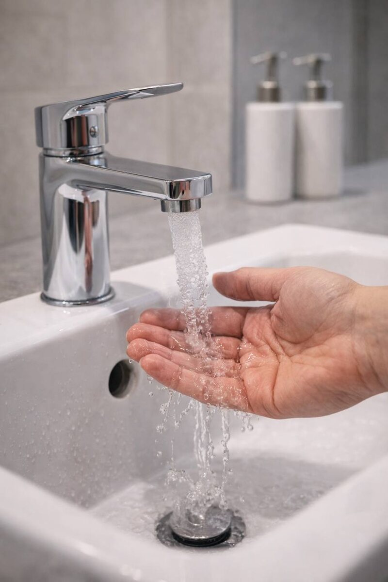 Во многих домах горячая вода появляется не сразу — сначала из крана выходит остывшая вода из трубы.