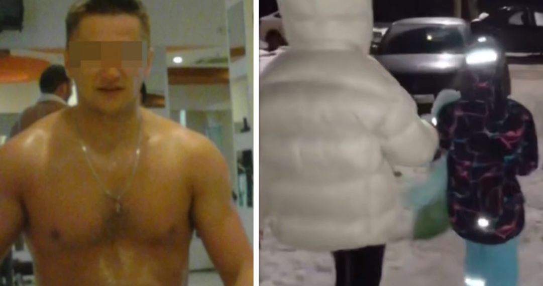 Фото Сергея Г.: соцсети. Фото момента воссоединения девочки с родителями: кадр видео СК