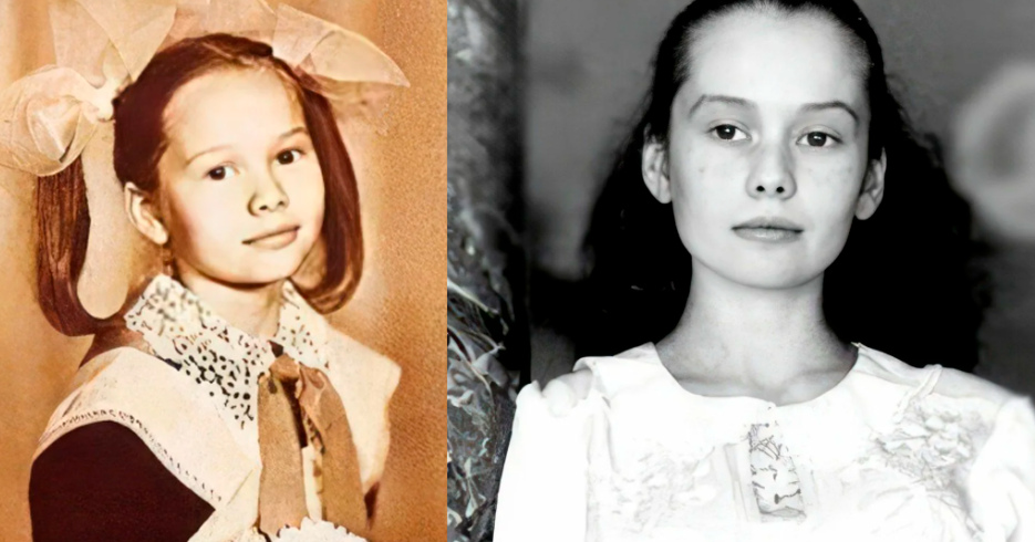 Елена Корикова в детстве