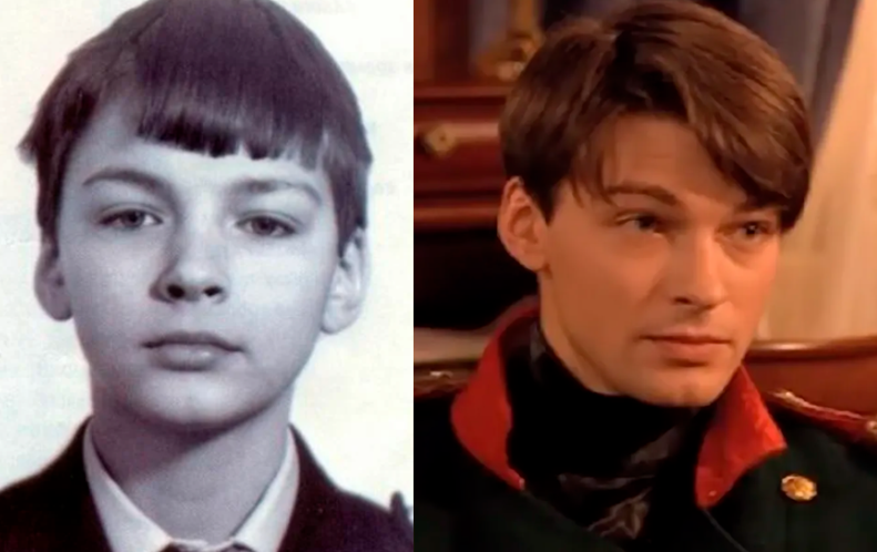 Даниил Страхов в детстве и сейчас