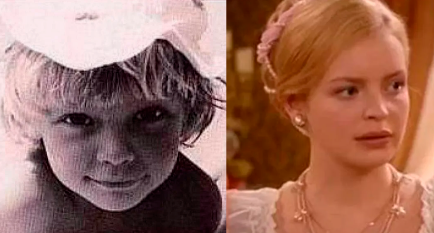 Анна Табанина в детстве и сейчас