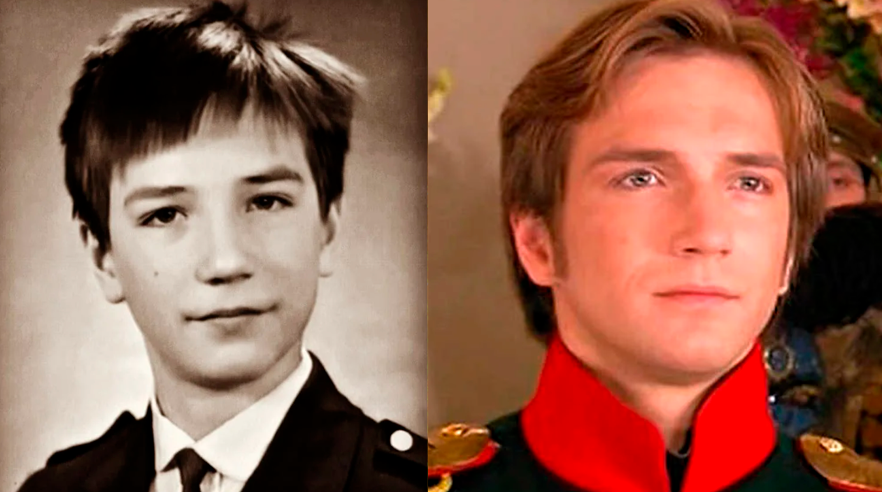 Пётр Красилов в детстве и сейчас