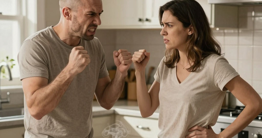 " У тебя паранойя, вечно ты выдумываешь ".