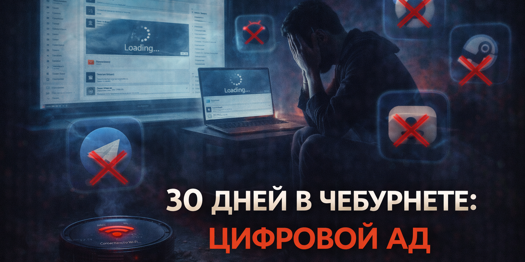 Я запер себя в «Чебурнете» на 30 дней. Это был цифровой ад...