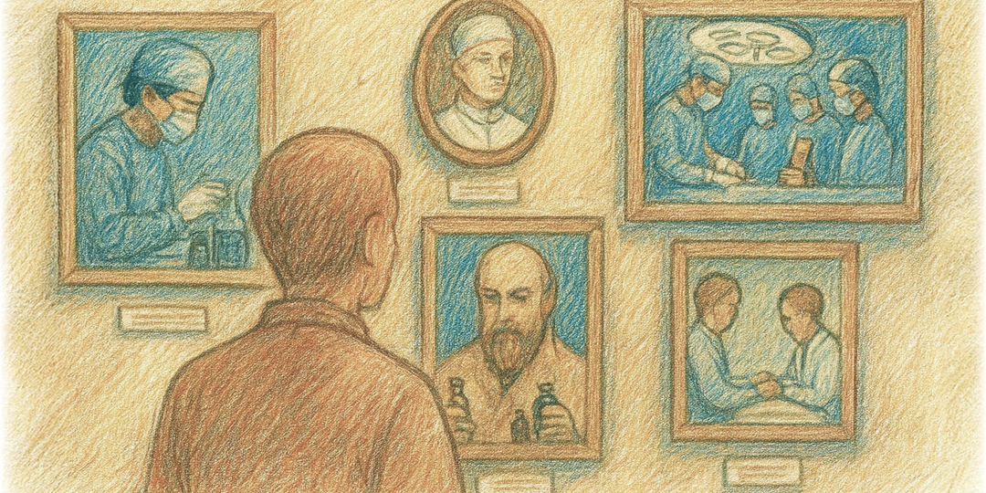 Врачи на картинах