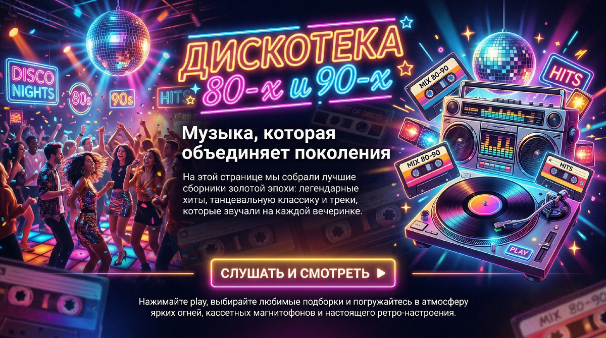 Дискотека 80-х и 90-х
