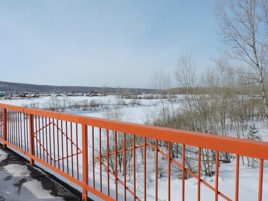    Мост через реку Бердь село Легостаево