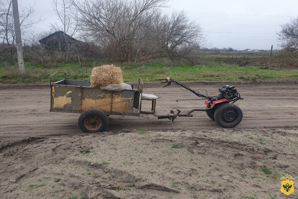    У пенсионера отобрали мотоблок за пьяное вождение. Фото: ГУ МВД России по Херсонской области