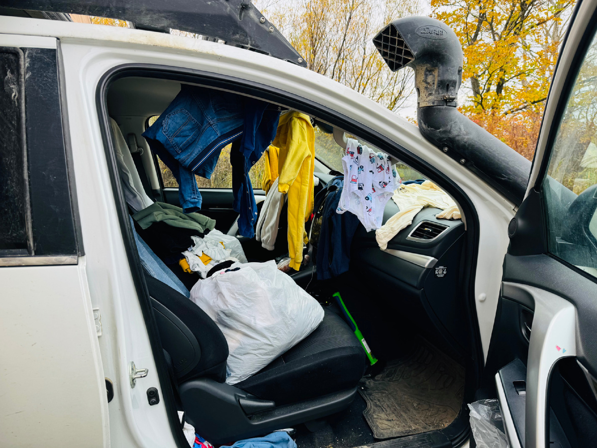 Продолжаем сушить вещи… второй день