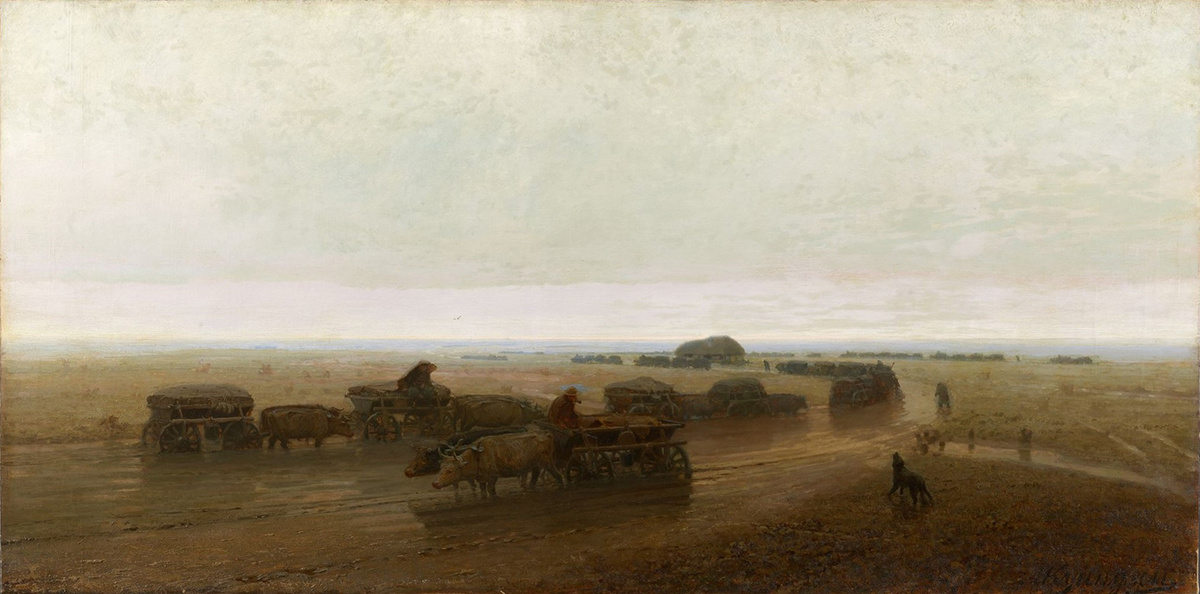 Архип Куинджи. Чумацкий тракт в Мариуполе. 1875