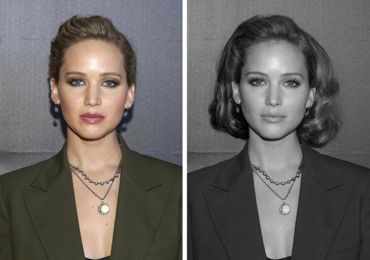 Как бы выглядели 12 известных актрис, если бы они оказались в старом Голливуде