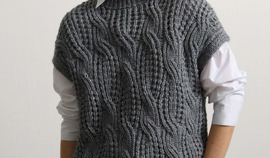 Вязаные жилеты, которые меняют правила. Оригинальные идеи с описанеим и схемами