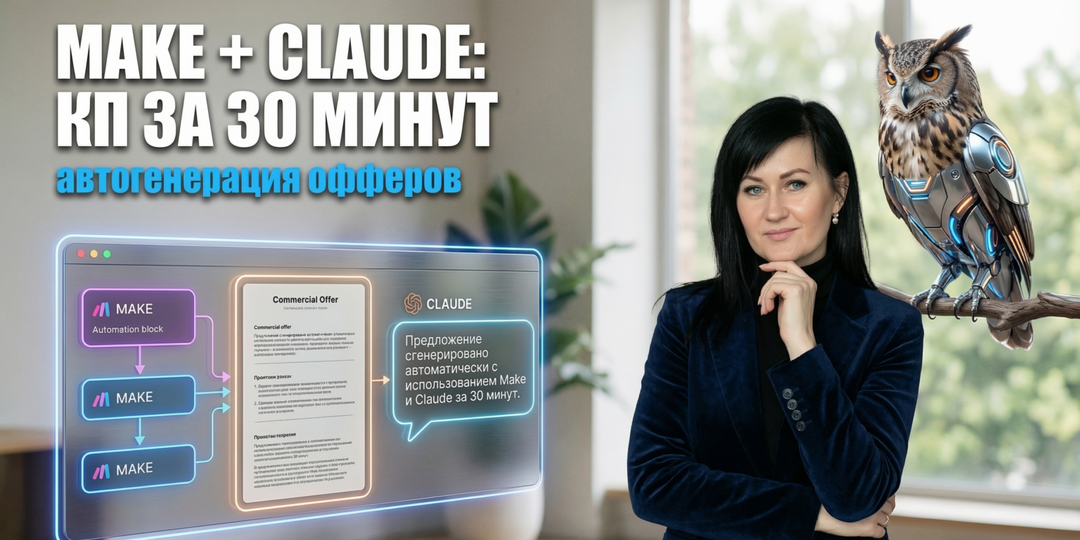 Автогенерация коммерческих предложений в Make с Claude за 30 минут