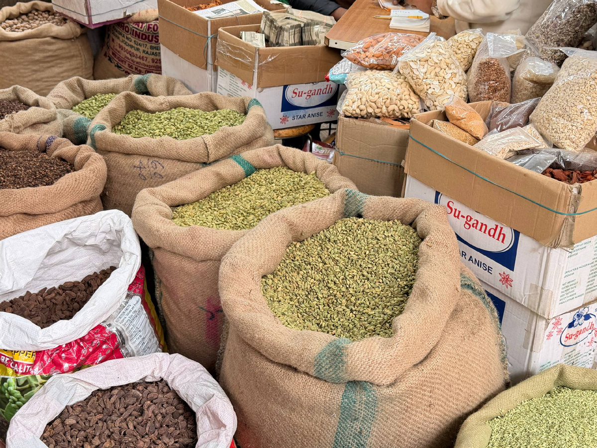 Кардамон на индийском рынке