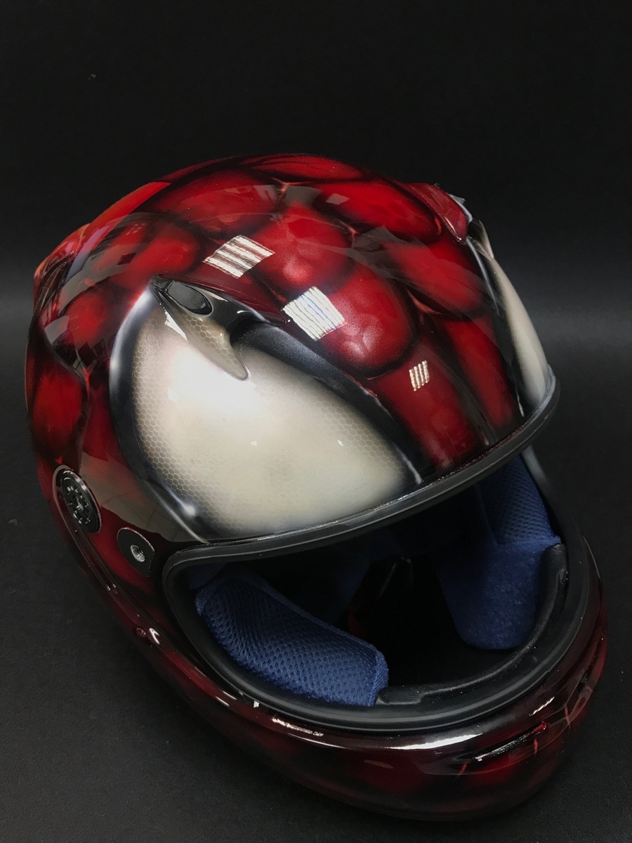 Аэрография на шлеме