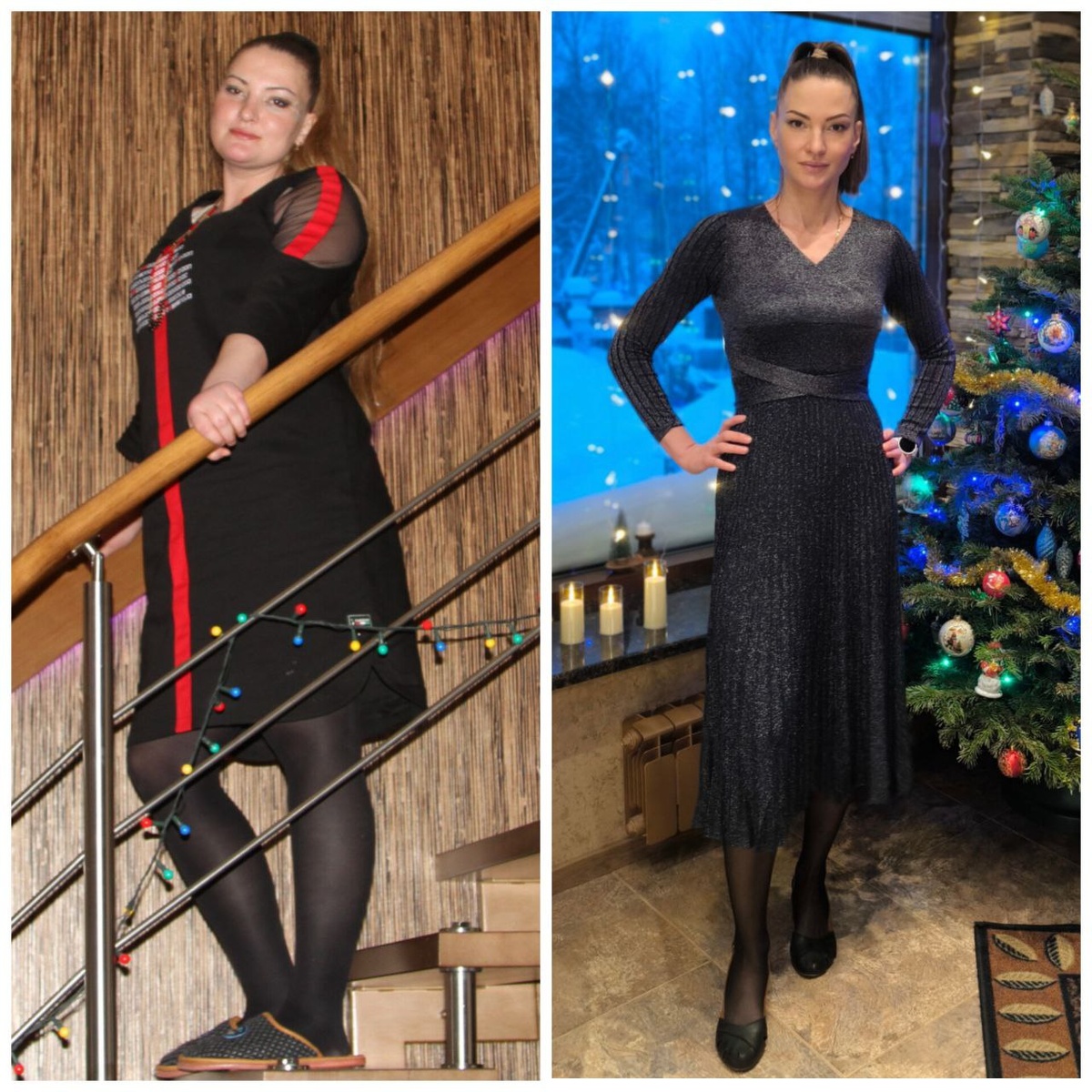 Автор. Я больше не боюсь камер, а увидев первое фото в коллаже, а проревела полночи в свое время.  Ревела и ела - будто бы это поможет. Я ведь правда думала, что платье скрывает все лишнее, а фото показало - не скрывает!