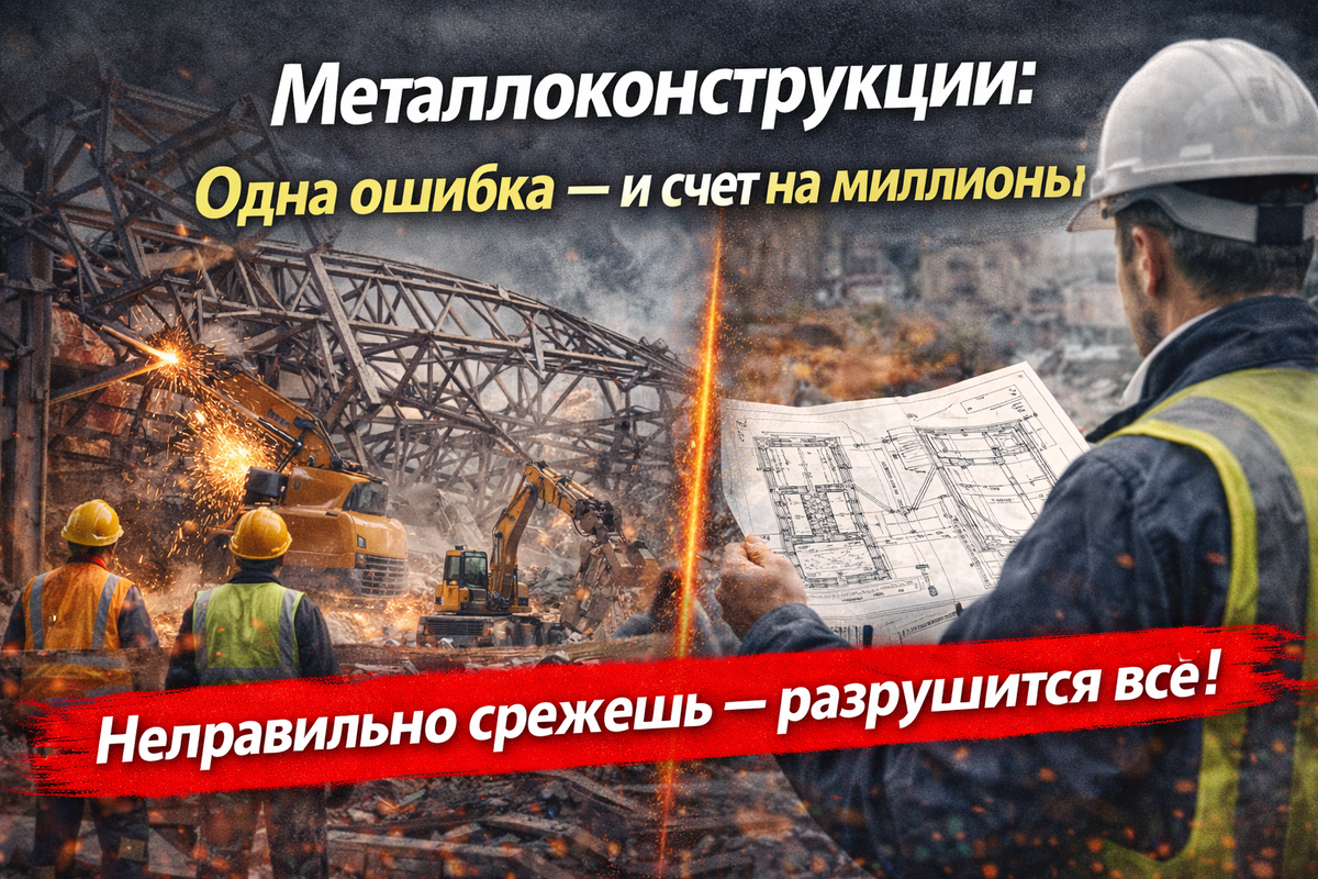 Демонтаж металлоконструций - СТРОЙКОНСЬЕРЖ