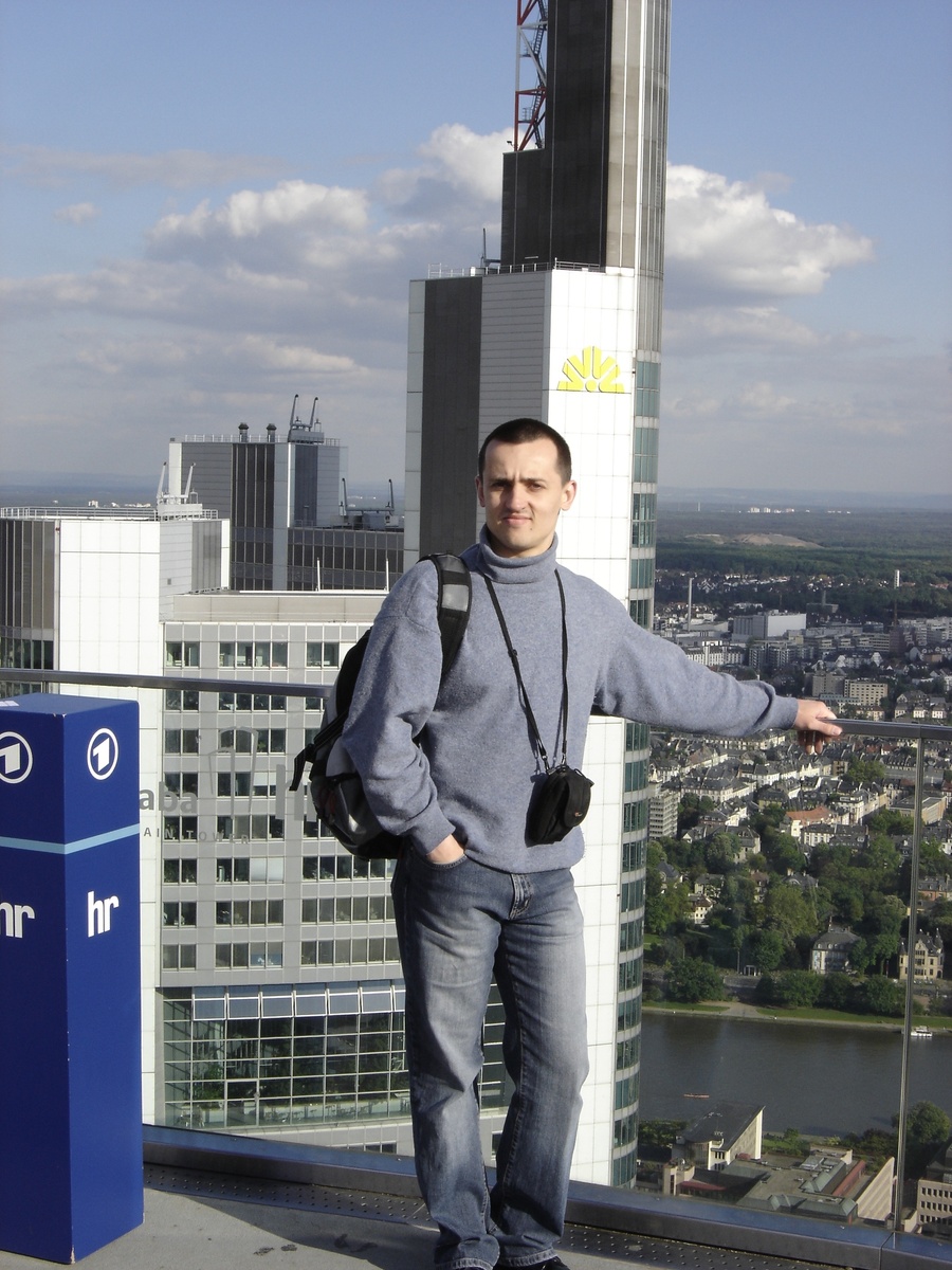 Я во Франкфурте, 2006 год.