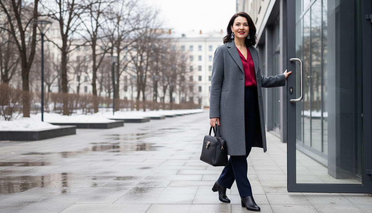 Палитра Тёмной Зимы в одном образе - глубина, холод и внутренняя сила