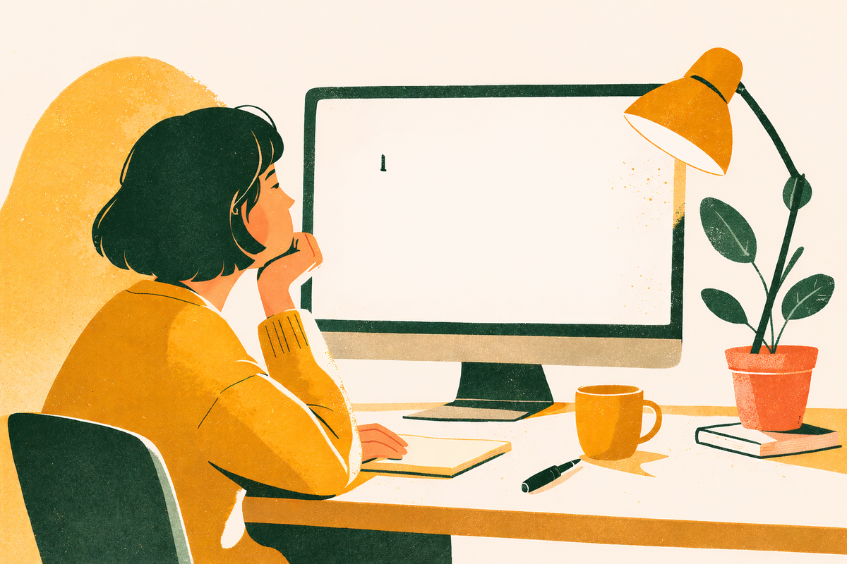 Пустая страница — это не тупик. Это место, где начинается настоящая работа.