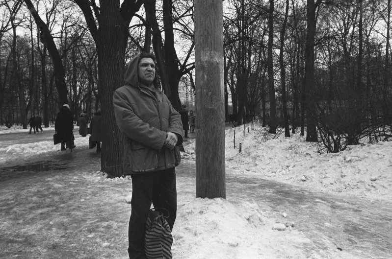Из серии «Сокольники». Юрий Рыбчинский, март 1991 года, г. Москва, МАММ/МДФ.
