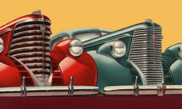 В 1938 году компания Oldsmobile провозгласила себя лидером стиля, представив две различные модели: шестицилиндровый F-38 и L-38 с рядным восьмицилиндровым двигателем.