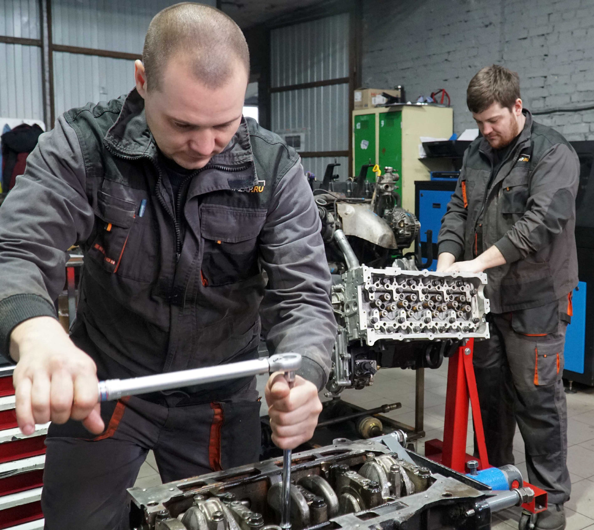 Сборка ДВС