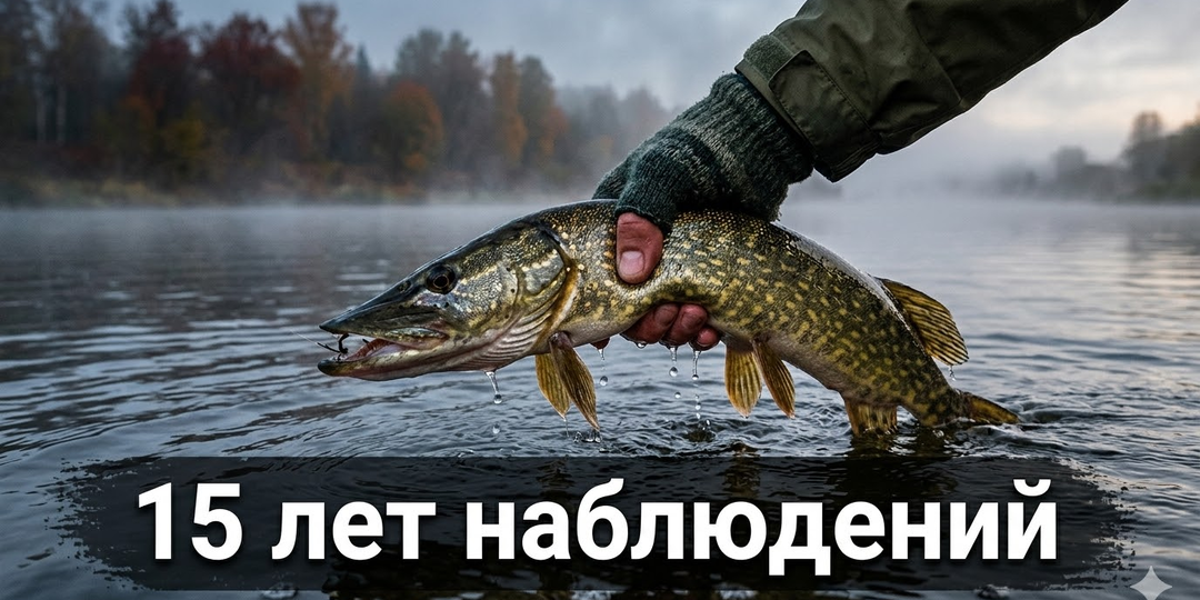 Веду рыболовный дневник 15 лет. Вот когда клюёт рыба по месяцам — и это повторяется каждый год