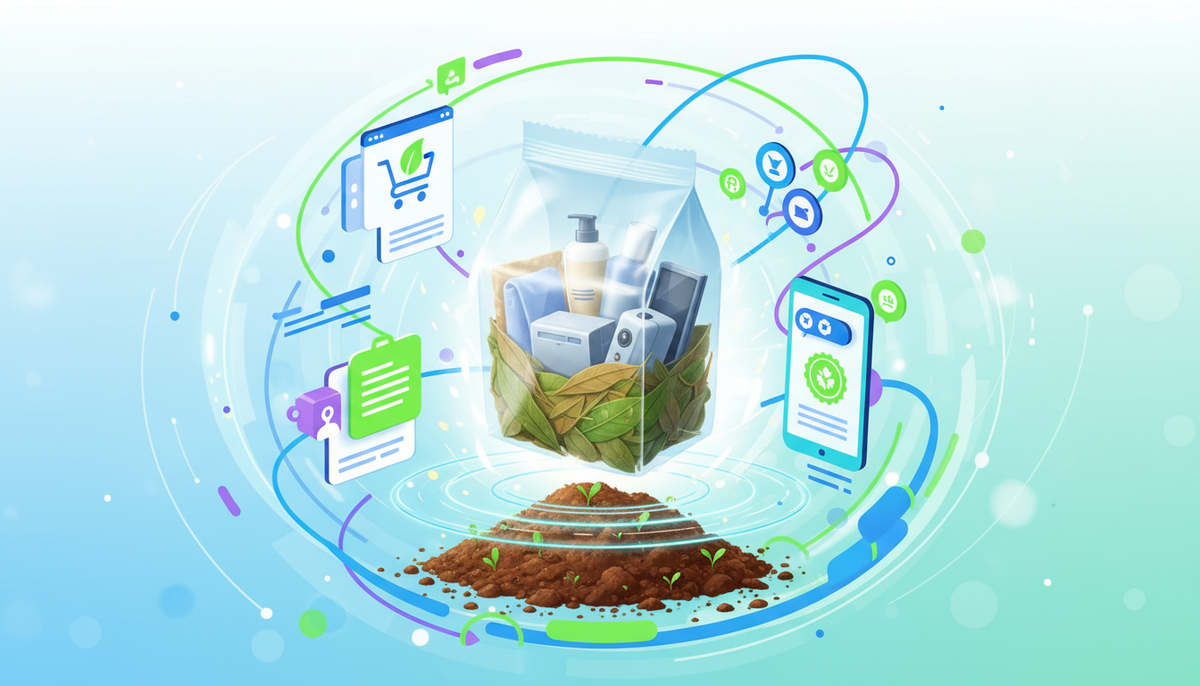    Биоразлагаемая упаковка стала конкурентоспособной: что это значит для e-commerce