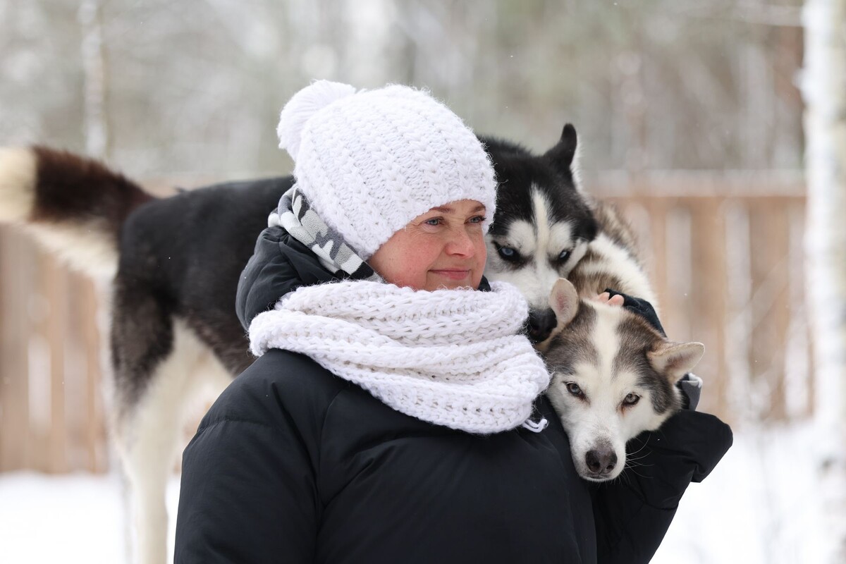  Наталья Винтерштейн со своими собаками. © Павел Орловский, Times.by