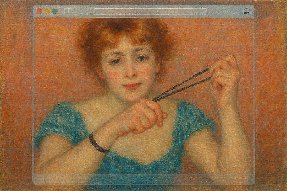 Пьер Огюст Ренуар. Современная интерпретация портрета Жанны Самари с помощью нейросети