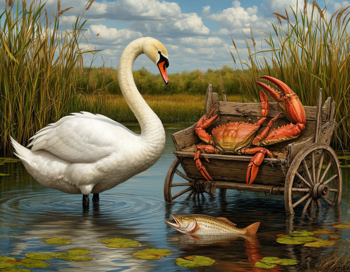 Рисунок создан нейросетью. / Из личной коллекции автора блога.