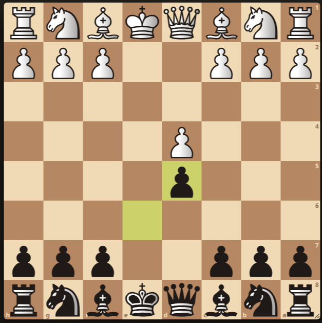 Начальная позиция разменного варианта