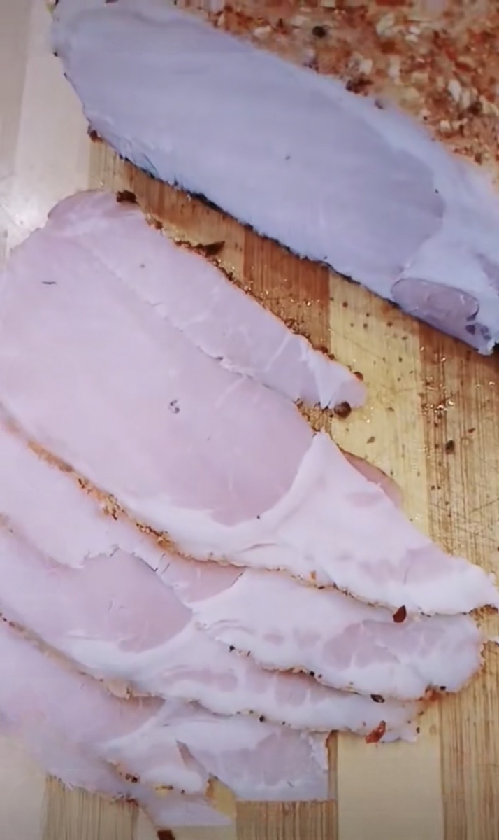 Фотография сделана автором: окорок сделан автором статьи