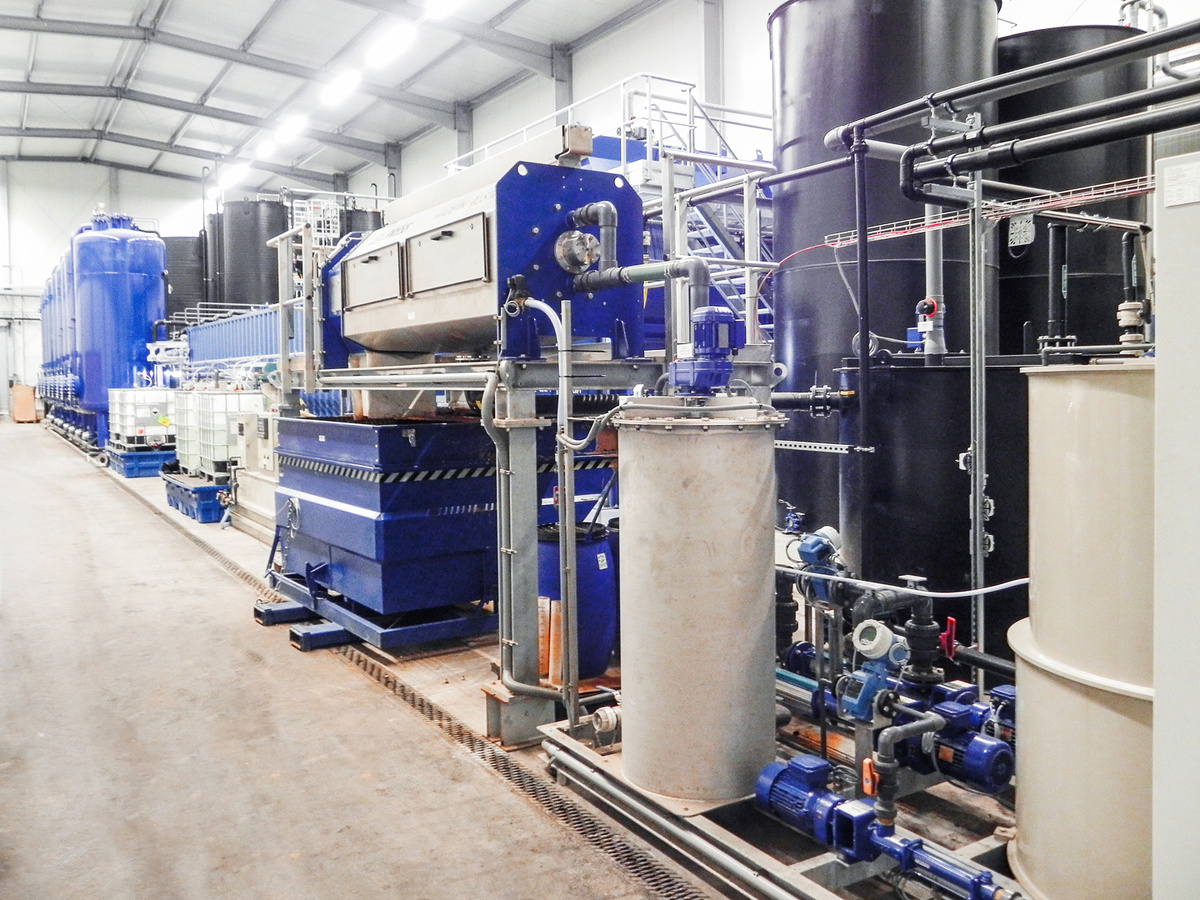 Очистные сооружения и станция водподготовки промышленного предприятия