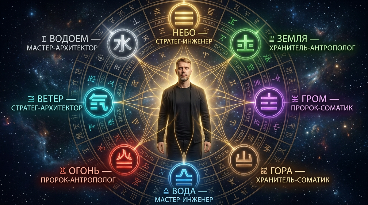 Книга перемен и архетипы из Сада и Пирамиды.