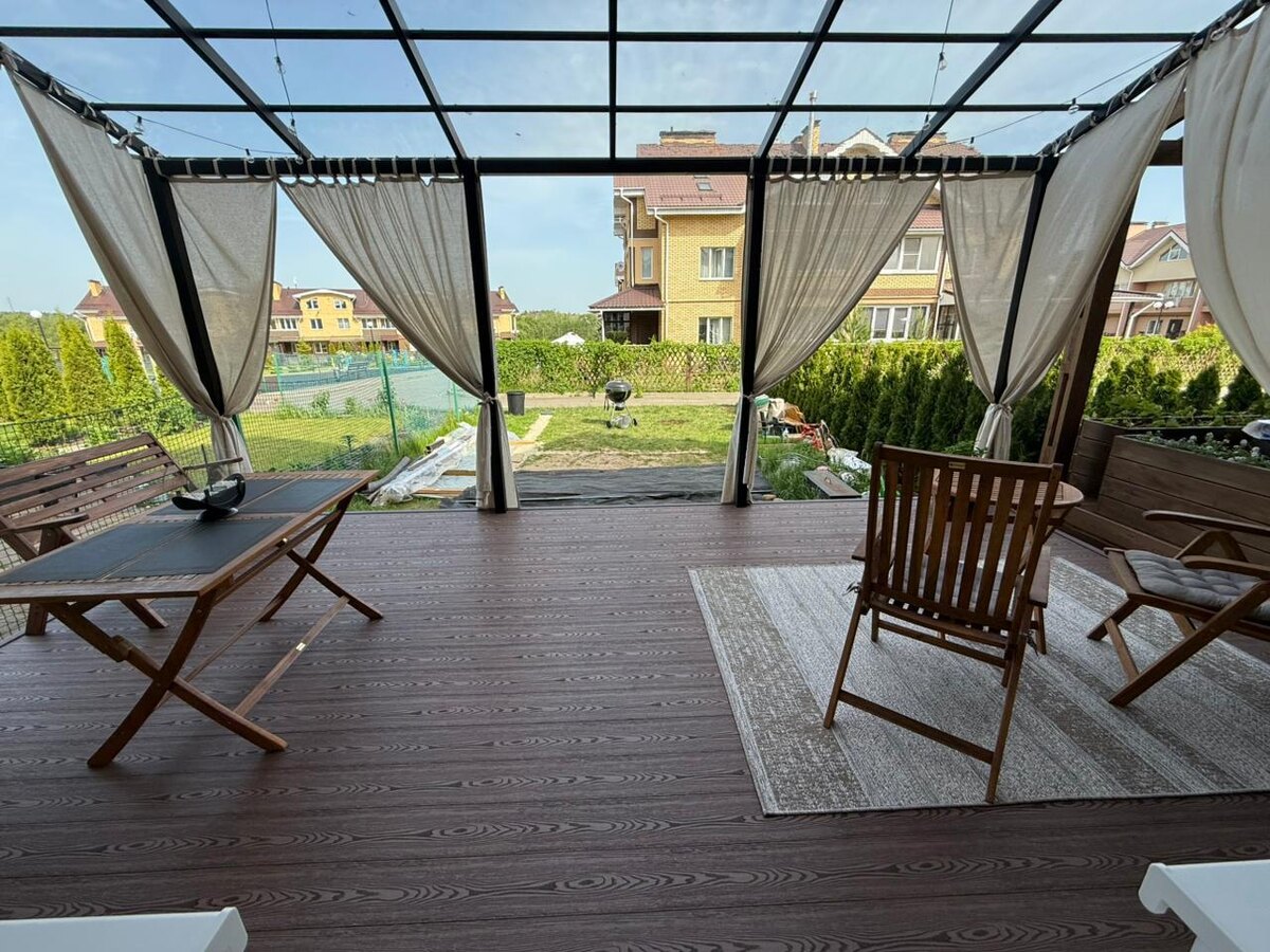 Террасная доска МПК 24х140 шлифовка + тиснение